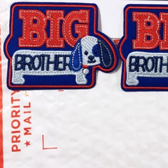 Other - NEW BIG BROTHER PATCHES SIBLING BADGES 2-PACK